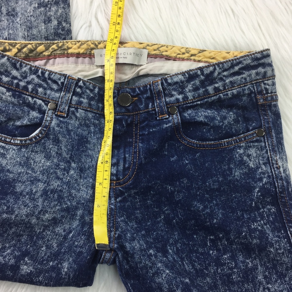 Stella McCartney Skinny Ankle Acid Wash Jeans 30 - Picture 5 of 8